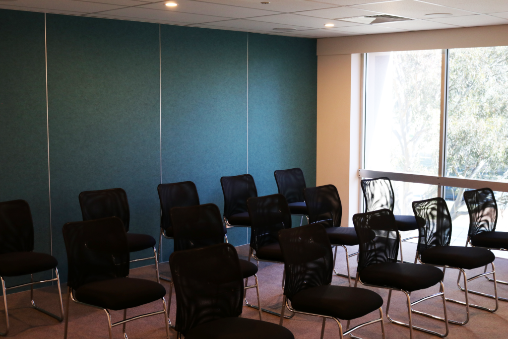 Soundproof Group Therapy and Training Room for Hire